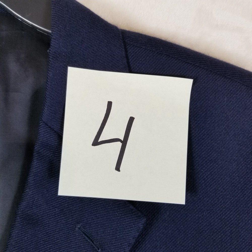 John W. Nordstrom Blazer Men 44L Navy Loro Piana 100% Cashmere Sport Coat Napoli - Picture 10 of 10